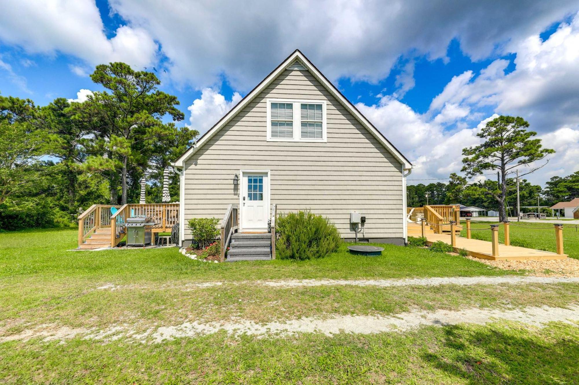 The Willowberry House With Deck And Grill! Harkers Island Exteriér fotografie