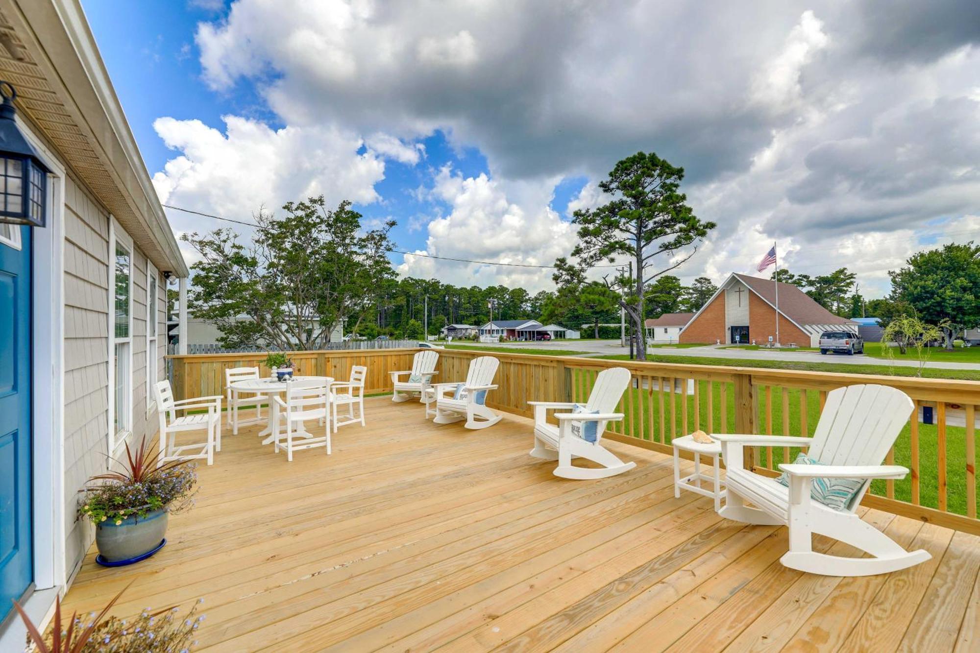 The Willowberry House With Deck And Grill! Harkers Island Exteriér fotografie